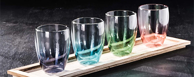 Colored Water Glasses