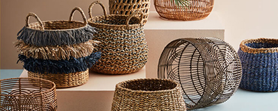 Wooden Baskets and Boxes