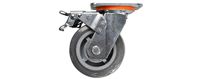 Industrial Fixed Casters with Brakes