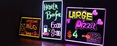 Glass Lit Boards