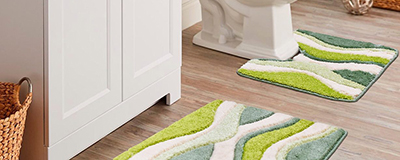 Cotton Fiber Bathroom Mats