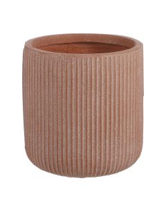 Flower pot, M, Nuovo, fibre clay, terracotta, Ø30xH30 cm