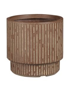 Flower pot, L, Oslo, ceramic, brown, Ø37xH36.5 cm