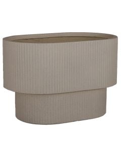 Flower pot, Quito, L, ceramic, taupe, 67x43xH51 cm