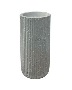 Flower pot, acrylic, anthracite, 40x40x90 cm