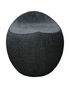 Stool, acrylic, anthracite, 54x54xH55 cm