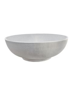 Flower pot, M, concrete, white, 75x75xH25cm