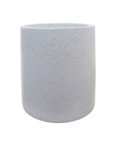 Flower pot, S, concrete, white, 47x47xH55cm