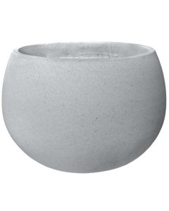 Flower pot, XL, concrete, white, 65x65xH50cm
