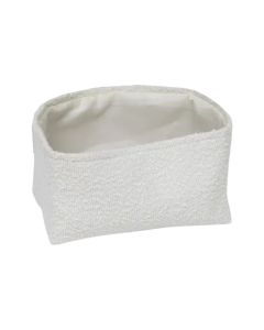 Decorative basket, Loe, S, polyester, grey