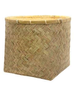 Decorative basket, M, bamboo, natural