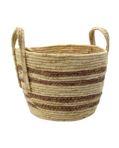 Decorative basket, M, seagrass, natural