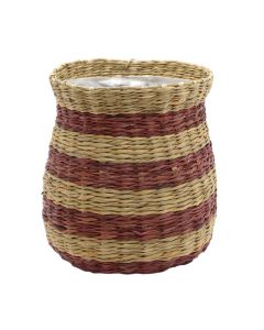 Basket for flowers, S, seagrass, natural/brown