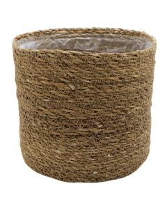Storage basket, seagrass, brown, XXL