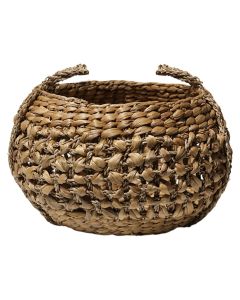 Storage basket, seagrass, brown, H21 x ø25 cm