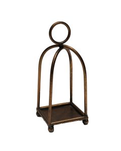 Candle Holder, S, metal, golden