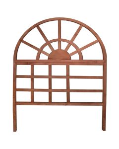 Wood Lattice:116x3.5xH156cm tea color