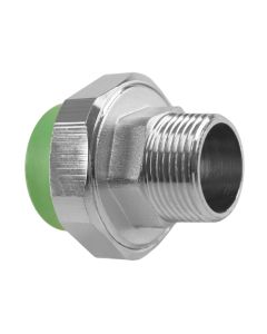 Bashkues hollandez PPR-metalik me filete. Ø32x1" M. CJPF3007M.
