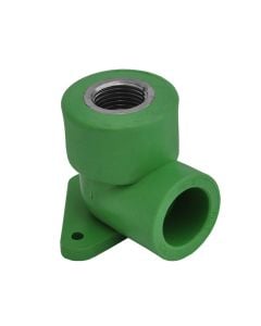 PPR WALLPLATE ELBOW FEMALE 25X1/2"