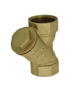 Brass strainer (threaded) 1-1/4"