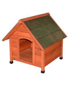 Kennel for dog, Trixie, 71 x 77 x 76 cm, pine, with red roof