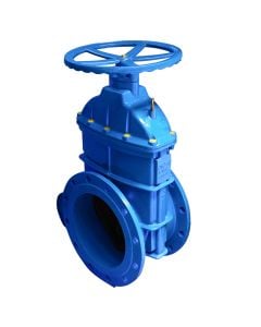Gate valve DN 200 PN 10 with flange and metal closures
