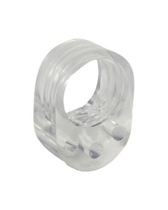 Door stopper, plastic, transparent
