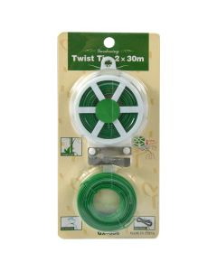 Garden wire, metal/plasticized, 2x60 m