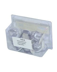 Door stoppers fixed on the ground, plastic