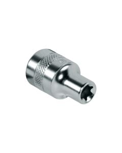 E-Torx socket, BENMAN, chrome vanadium, 1/2'', T10
