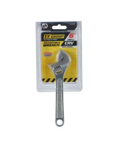 Adjustable wrench, chrome -vanadium, 15cm