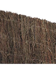 Perimeter fence, natural heather, 150x500 cm, connection Ø 1.5 cm