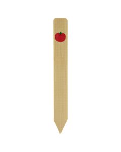 Tomato labels 6 pcs, bamboo, 10 cm