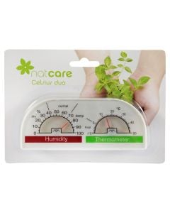 Thermometer and wet gauge for outdoor, polystyrene environments