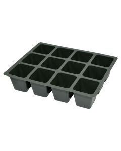 Seeders pot, plastic, 12 cels 5x6 cm