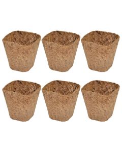 Plant pot 6pcs, natural fibers, 60 mm