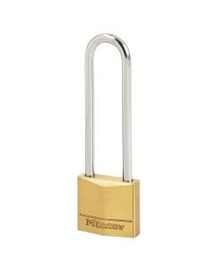 Long padlock, MASTER LOCK, brass, 30 mm