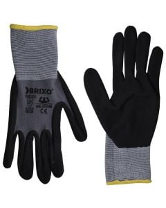 Gloves brixo rocky nylon-spandex / nitr. sabb. m
