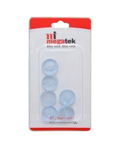 Furniture legs protectors, 6 pieces, rubber, 18 mm.