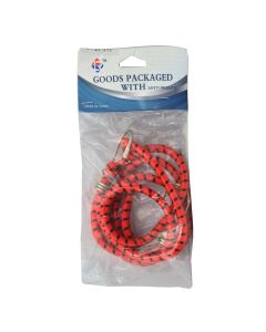 Elastic rope, rubber/polyester, red, Ø 8mm x150 cm