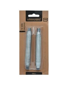 Garden tie, metallic, 40 meter set of 2