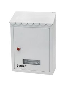 Mailbox,Steel white, 212 x 305 x 70 mm