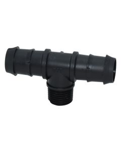 Bashkues Ti me rakord  , polietilen, 25x1/2"x25mm, 6 bar