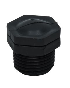 Tapë fundore mashkull, polietilen, 1/2", 6 bar