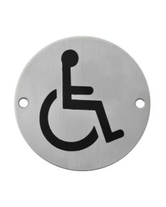 Toilet indicator, steel, 76mm