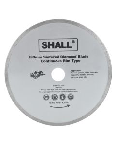 Diamond disc, Shall, 180x5x22.2 mm