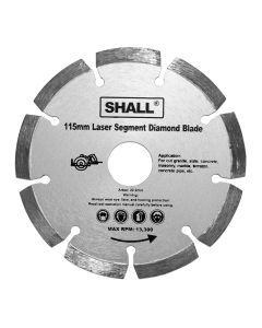 Diamond disc, Shall, 115x7x22.2 mm