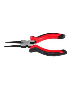 Long nose pliers, chrome-vanadium, red, 160 mm