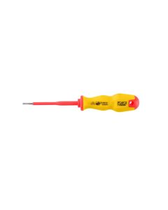 Screwdriver (-) wire, FORCE, steel / rubber, 2.4x75 mm