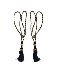 Curtain Tassels  blue+beige color